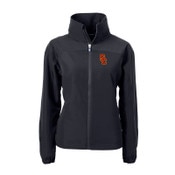 USC Trojans Women's Black SC Interlock Charter Eco Recycled Full-Zip Jacket